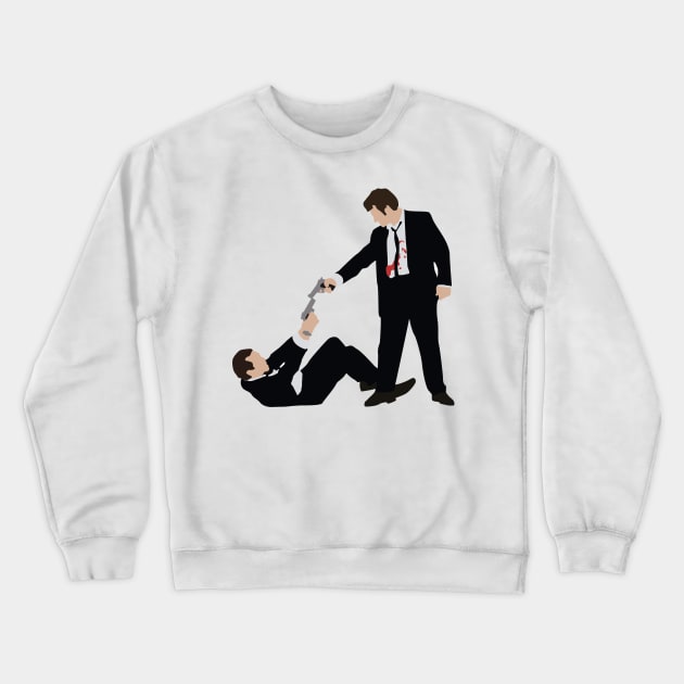 Reservoir Dogs Stand Off Crewneck Sweatshirt by Art Designs